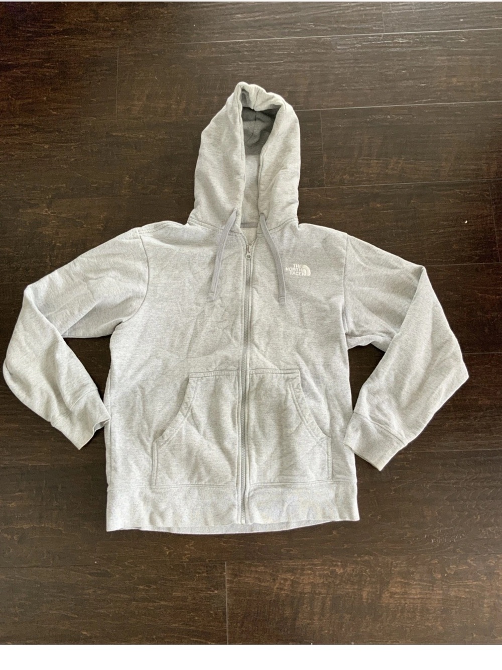 The North Face Gray Full Zip Hoodie Mens Medium